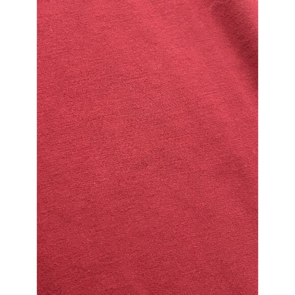 California Cowboy Unisex Sz Large Deep Red Wagyu Fleece Sweatshirt Bamboo - Picture 7 of 9
